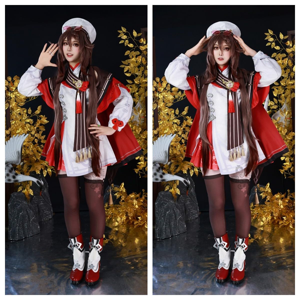 Amazon.co.jp: [CHIASA] 原神 げんしん 胡桃 フータオ コスプレ衣装